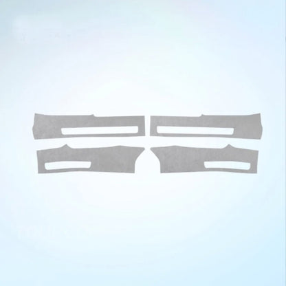 For ZEEKR 7X Suede Door Sill Protective Cover Stickers Car Interior Styling Door Sill Anti-kick Protective Stickers.