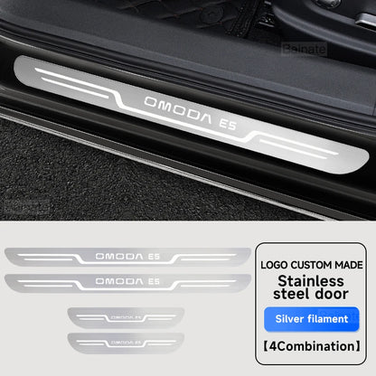 Sticker Door Sill Scuff Plate Guard For Chery Omoda C5 5 E5