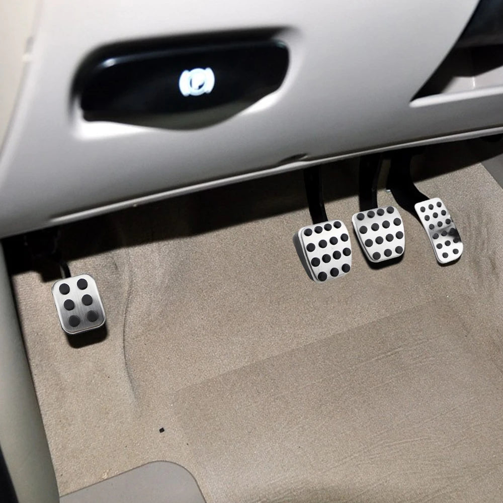 Gas Fuel Brake Pedal Pads Cover Mats for Mercedes Benz V Class Vito Metris Viano W639 W447 Car Styling Accessories