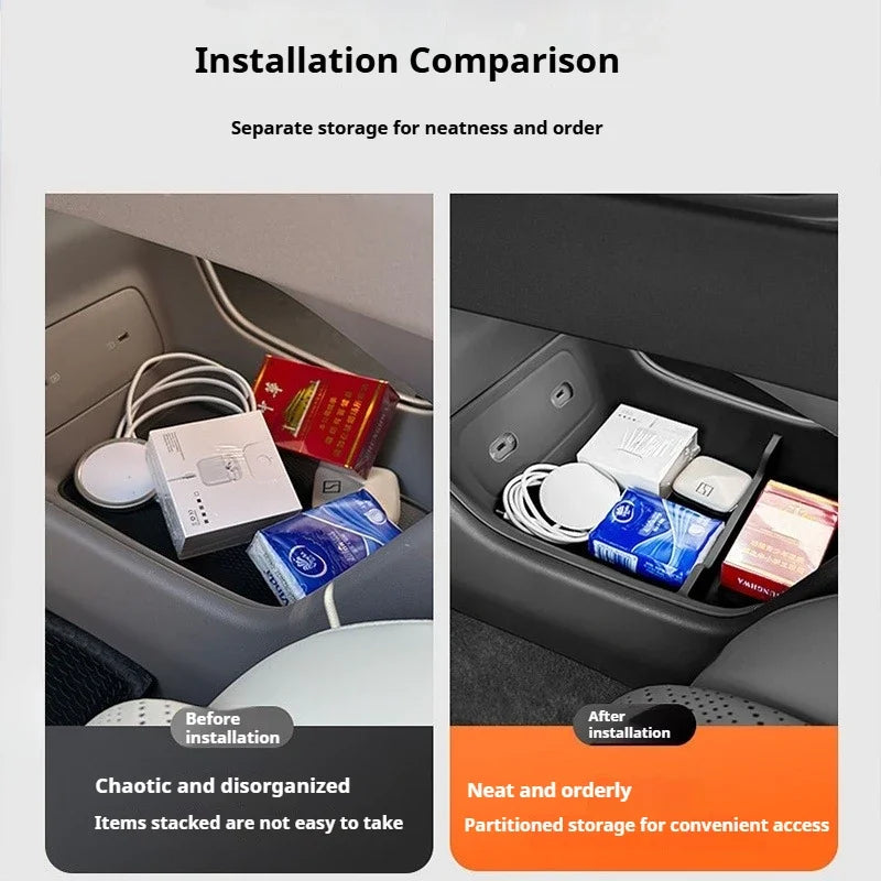 Zeekr 7X 2026 Car Central Control Lower Level Organizer Storage Box