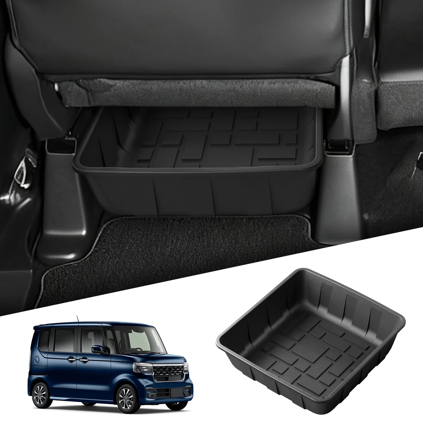 RHD Under-Seat Storage Drawer for Honda N-BOX JF4–JF6 Hybrid (2017–2025)