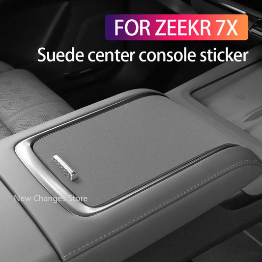 Zeekr 7X 2024 2025 Suede center console protective sticker