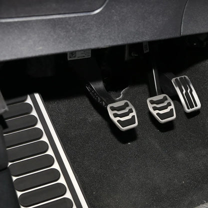 AT MT Stainless Steel Fuel Pedal Brake Pedals Rest Pedal Set Cover for Ford Focus 2 3 4 MK2 MK3 MK4 St Rs 2005 - 2018 Acc.