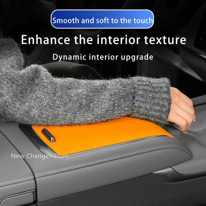 Zeekr 7X 2024 2025 Suede center console protective sticker
