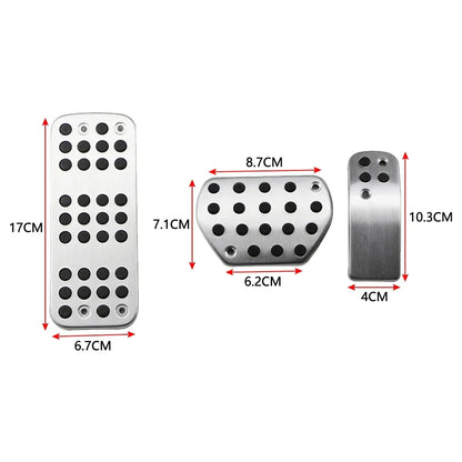 Car Pedals for Peugeot 207 301 307 208 2008 for CITROEN C3 C4 DS 3 4 6 DS3 DS4 DS6 Stainless Steel Gas Brake Rest Pedal Cover