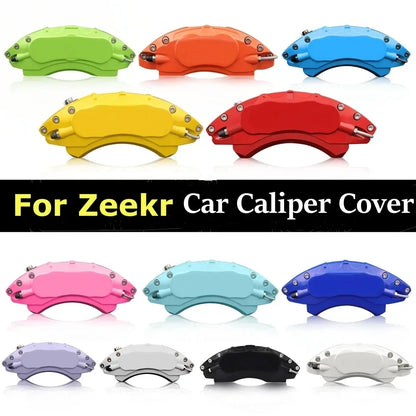 For Zeekr X 001 007 009 Car Brake Caliper Cover Aluminum Alloy Front Rear Wheel Modification Exterior Kit.