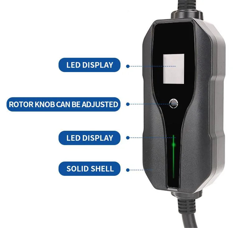 32A Portable Control Box Charger Adapter for BYD