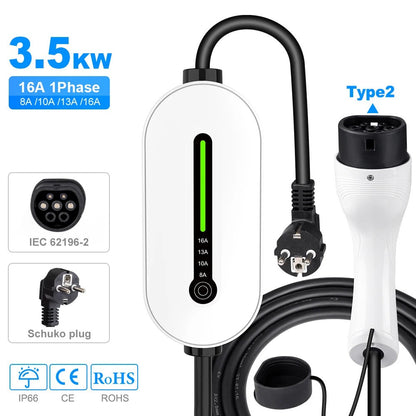 Portable Charger Wallbox Charging Station for EV