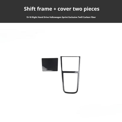 RHD 2015-2018 Jetta Interior Upgrade: Carbon Fiber Texture Trim for Center Console and Power Window Controls