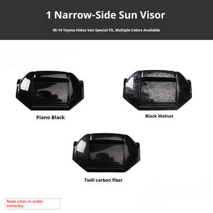 RHD 05-13 Toyota Hiace 200 Series Interior Modification Peach Wood Carbon Fiber Pattern Dashboard and Instrument Panel Trim
