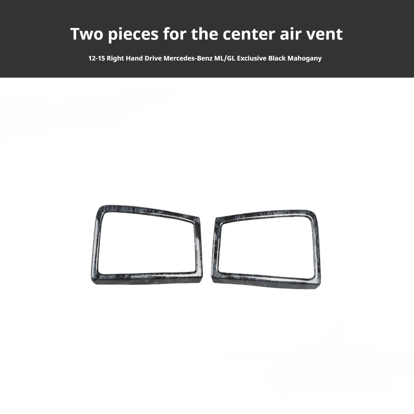 RHD 2012-2015 GL/ML300/350/400 Carbon Fiber Door Handle Interior Modification Kit