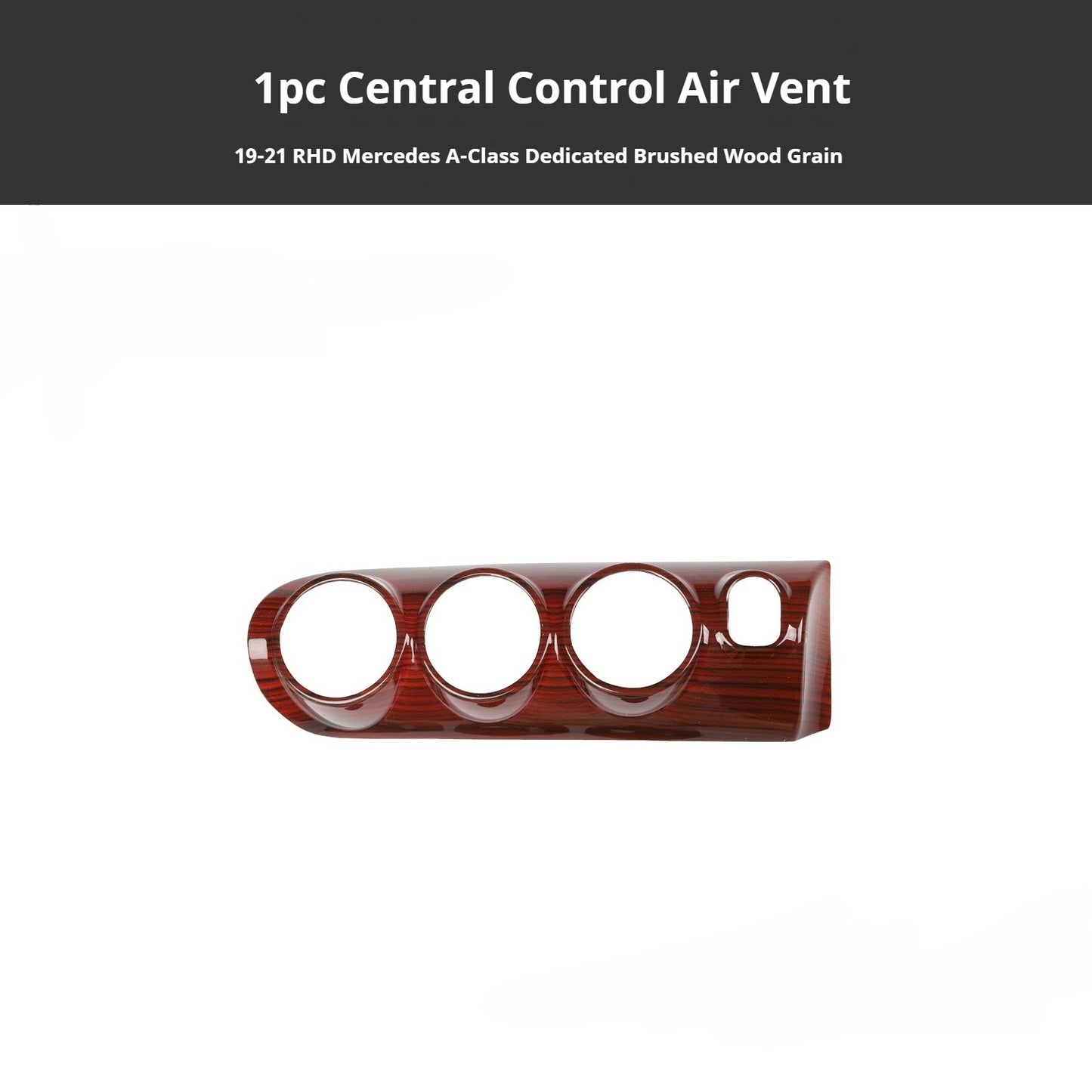 RHD 2019-2021 Mercedes-Benz A-Class / CLA-Class Specification Custom-Fit Center Console Vent Panel Modification Kit