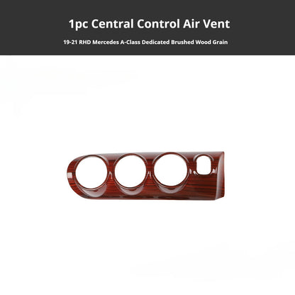 RHD 2019-2021 Mercedes-Benz A-Class / CLA-Class Specification Custom-Fit Center Console Vent Panel Modification Kit