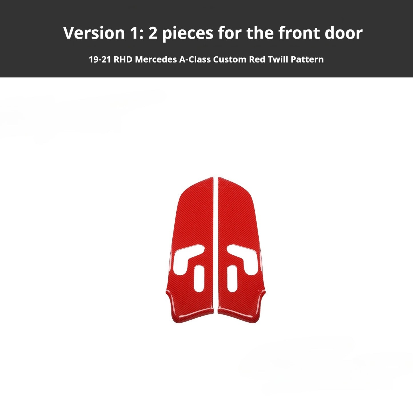 RHD 2019-2021 Mercedes-Benz A-Class / CLA-Class Specification Custom-Fit Center Console Vent Panel Modification Kit