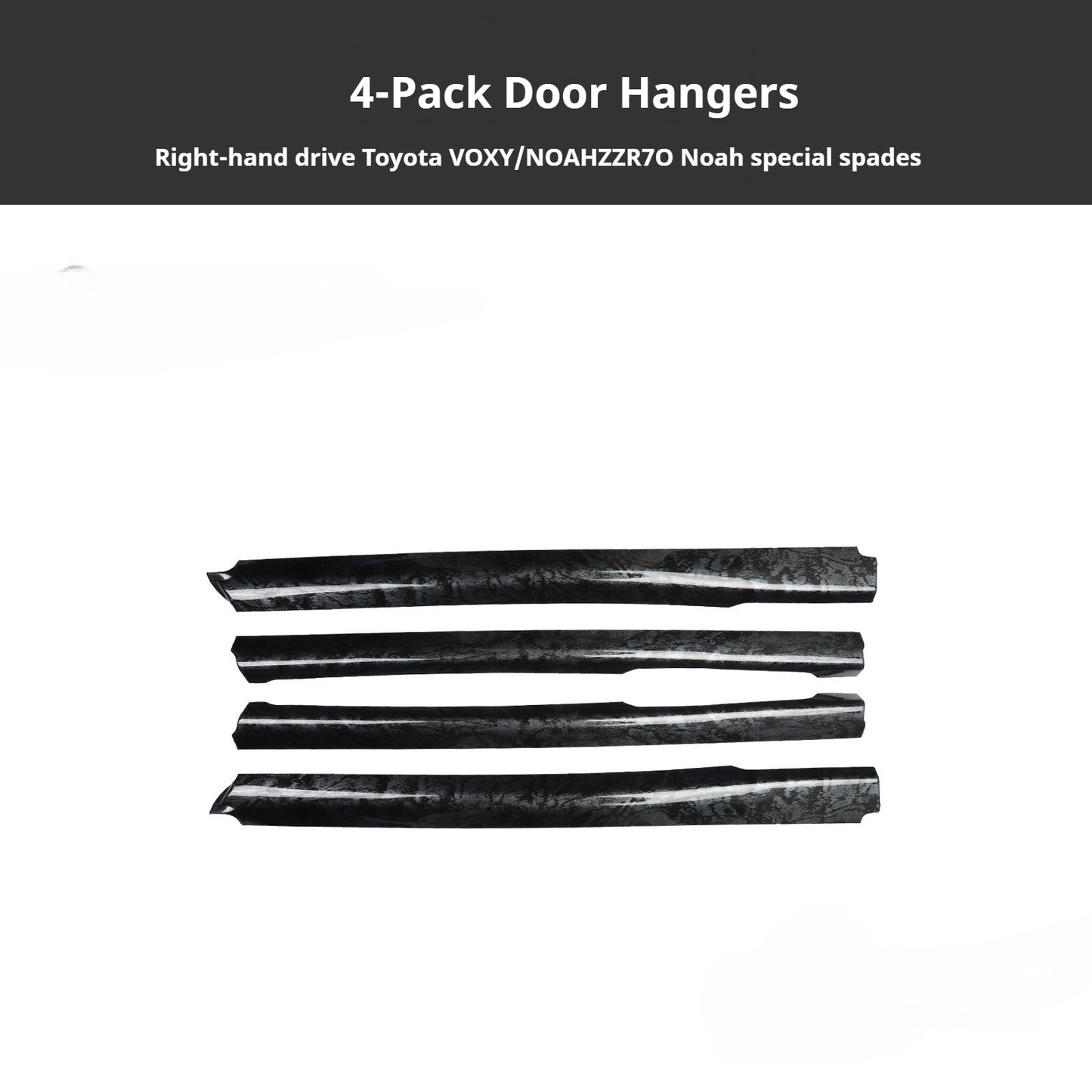 RHD VOXY/NOAH ZZR70 Carbon Fiber and Rosewood Dashboard Trim Kit