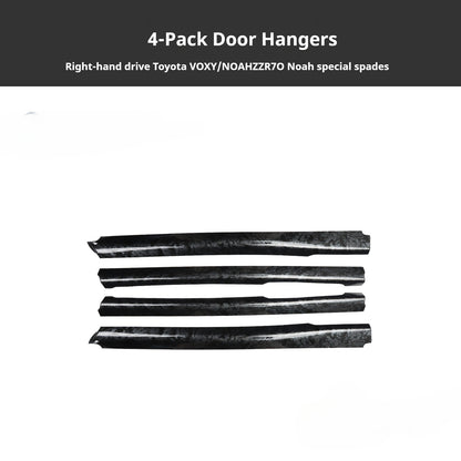 RHD VOXY/NOAH ZZR70 Carbon Fiber and Rosewood Dashboard Trim Kit
