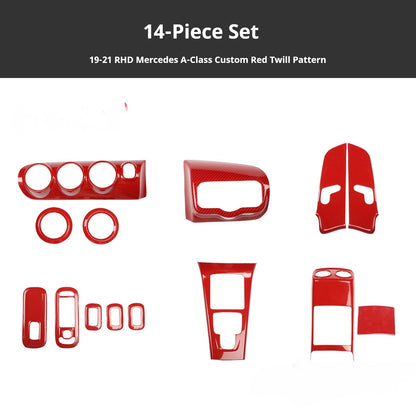 RHD 2019-2021 Mercedes-Benz A-Class / CLA-Class Specification Custom-Fit Center Console Vent Panel Modification Kit