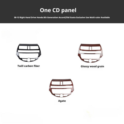 RHD 2008-2013 8th Generation Accord Dashboard Trim Bar Interior Modification Kit