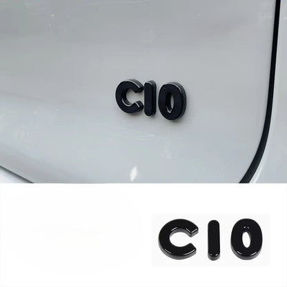 Leapmotor Blackened Car Emblem Letter Sticker - Leapmotor Accessories