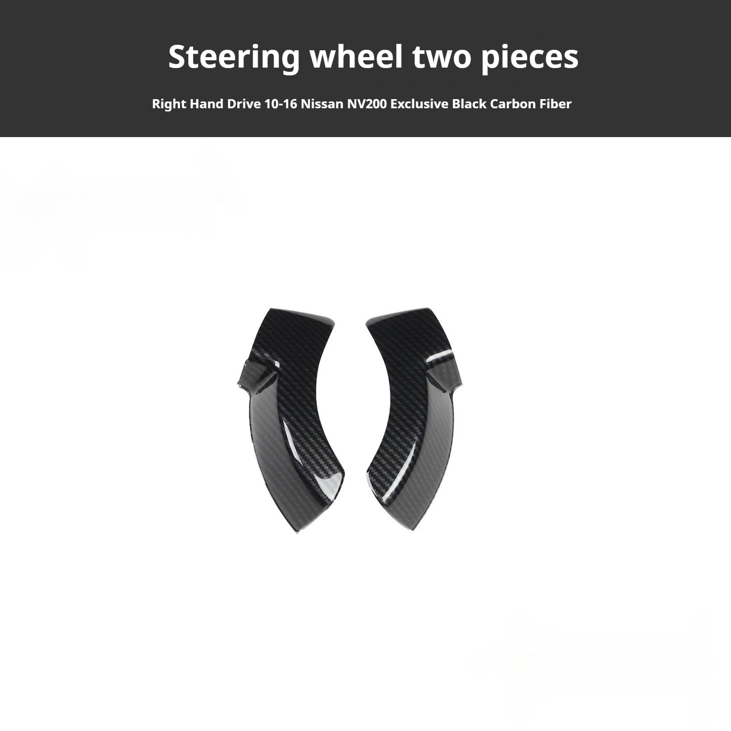 RHD NV200 Carbon Fiber Walnut Wood Grain Interior Trim Kit