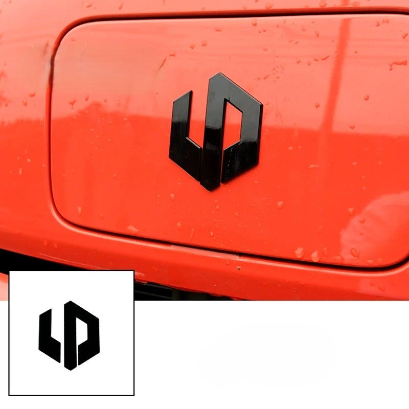 Leapmotor Blackened Car Emblem Letter Sticker - Leapmotor Accessories