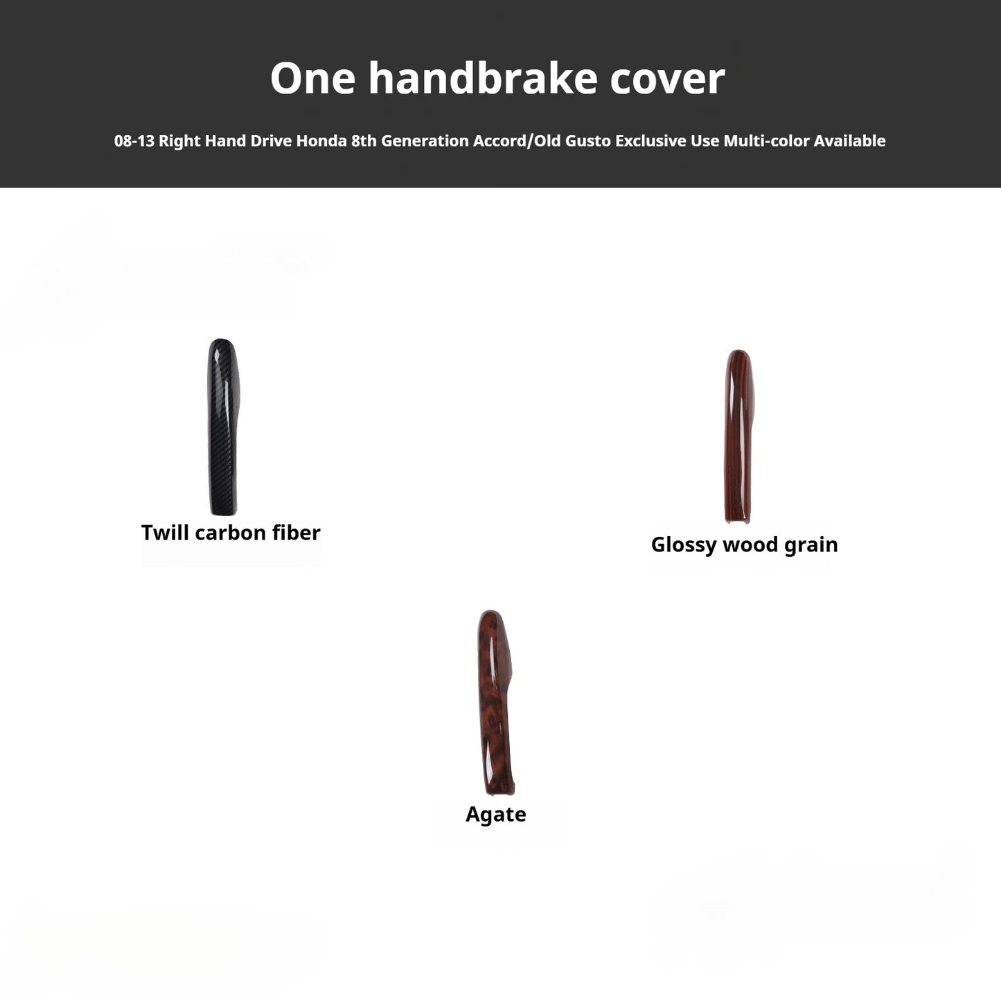 RHD 2008-2013 8th Generation Accord Dashboard Trim Bar Interior Modification Kit