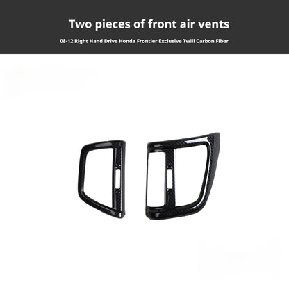 RHD 08-12 Older Model Fit Interior Modification Carbon Fiber Pattern Gear Shift Navigation Panel Decorative Sticker