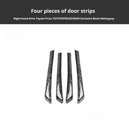 RHD 2012-2019 Prius ZVW40W-41 Walnut Carbon Fiber Interior Modification Kit