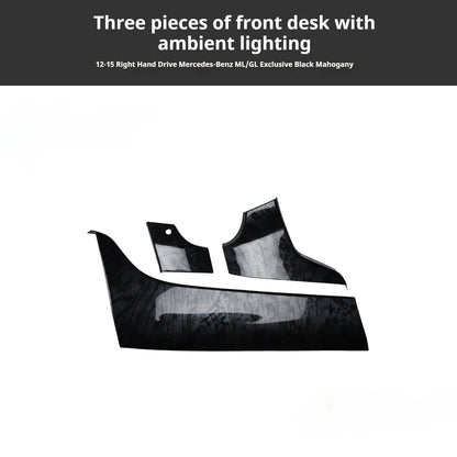 RHD 2012-2015 GL/ML300/350/400 Carbon Fiber Door Handle Interior Modification Kit