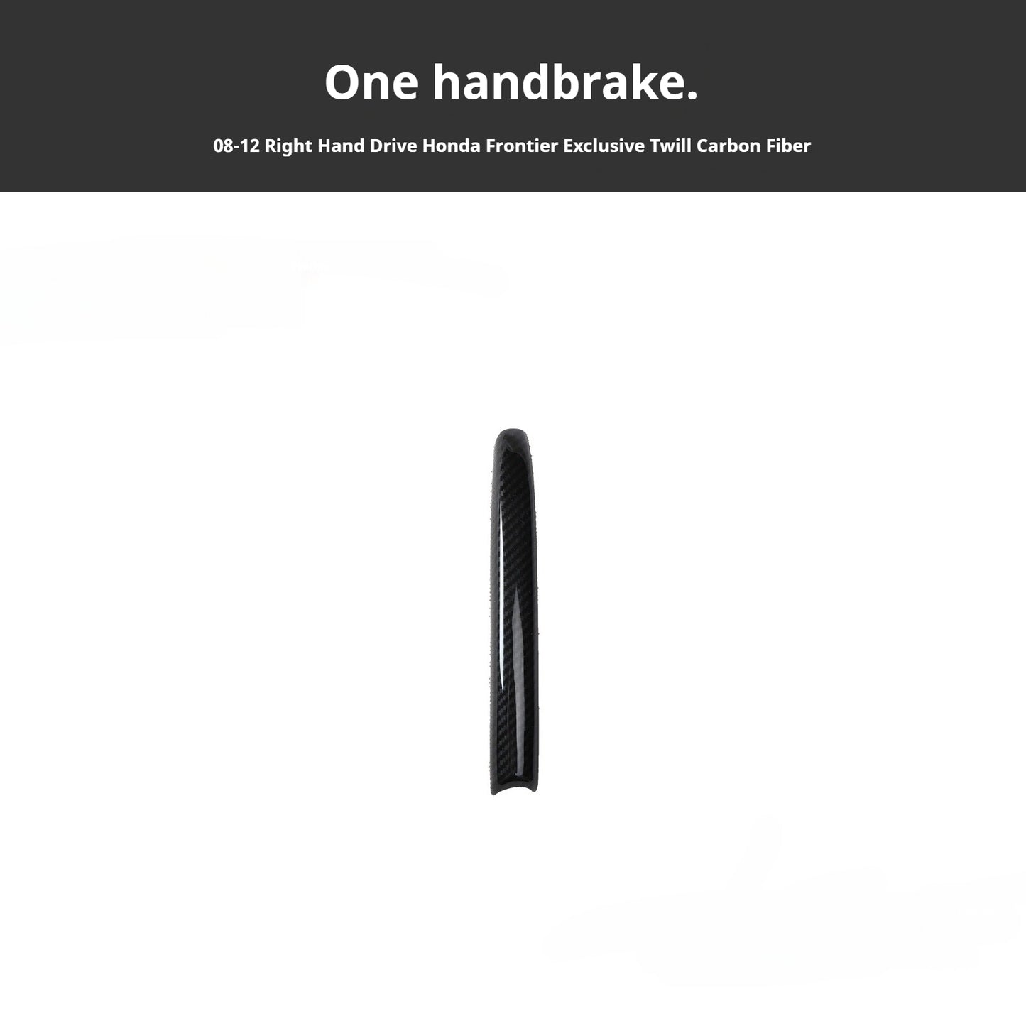RHD 2008-2012 Honda City (Old Model) Carbon Fiber Gear Shift & Navigation Panel Interior Trim Kit
