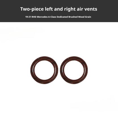 RHD 2019-2021 Mercedes-Benz A-Class / CLA-Class Specification Custom-Fit Center Console Vent Panel Modification Kit