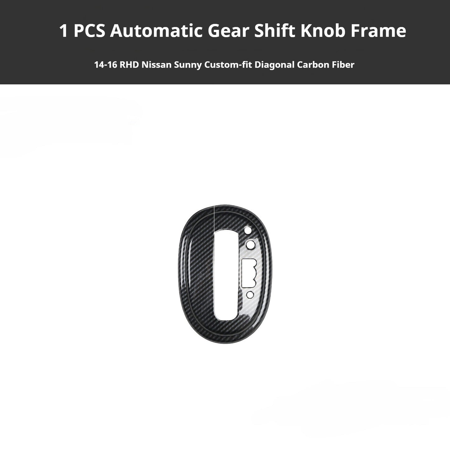 RHD 2014-2016 Sunny Carbon Fiber Window Switch Panel Interior Trim Decoration