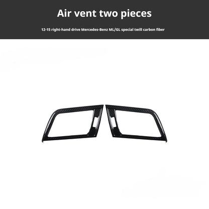 RHD 2012-2015 GL/ML300/350/400 Carbon Fiber Door Handle Interior Modification Kit