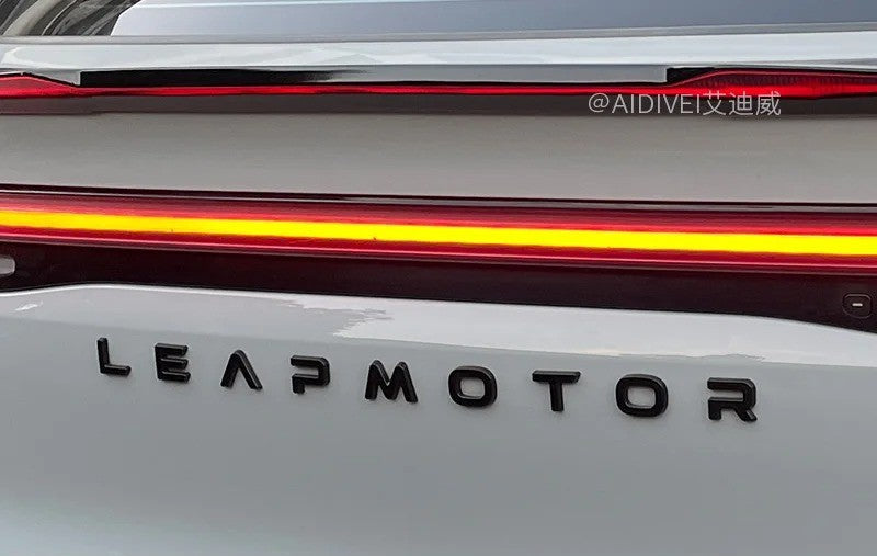Leapmotor Blackened Car Emblem Letter Sticker - Leapmotor Accessories