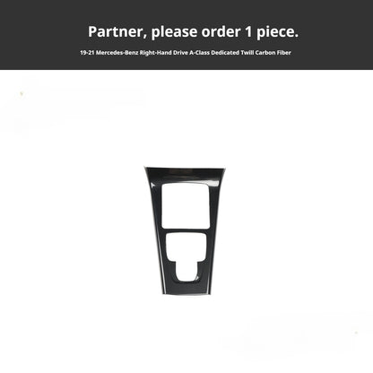 RHD 2019-2021 Mercedes-Benz A-Class / CLA-Class Specification Custom-Fit Center Console Vent Panel Modification Kit