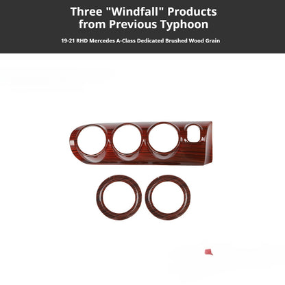 RHD 2019-2021 Mercedes-Benz A-Class / CLA-Class Specification Custom-Fit Center Console Vent Panel Modification Kit