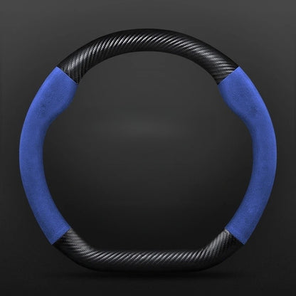 Carbon Fiber Car Steering Wheel Cover For VW ID.2, ID.3, ID.4, ID.5, ID.6, ID.7, Crozz, PRO, X, BUZZ