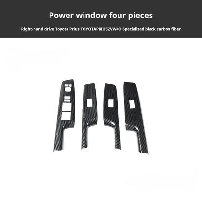 RHD 2012-2019 Prius ZVW40W-41 Walnut Carbon Fiber Interior Modification Kit