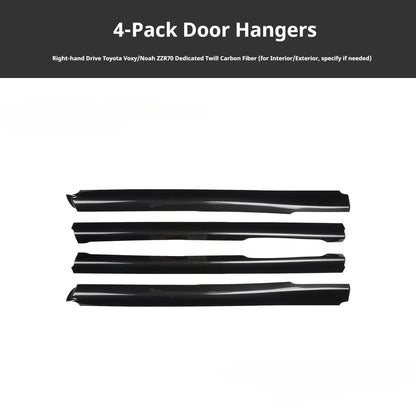 RHD VOXY/NOAH ZZR70 Carbon Fiber and Rosewood Dashboard Trim Kit
