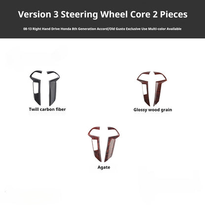 RHD 2008-2013 8th Generation Accord Dashboard Trim Bar Interior Modification Kit