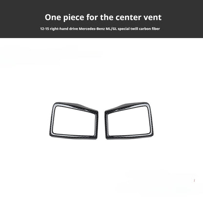 RHD 2012-2015 GL/ML300/350/400 Carbon Fiber Door Handle Interior Modification Kit