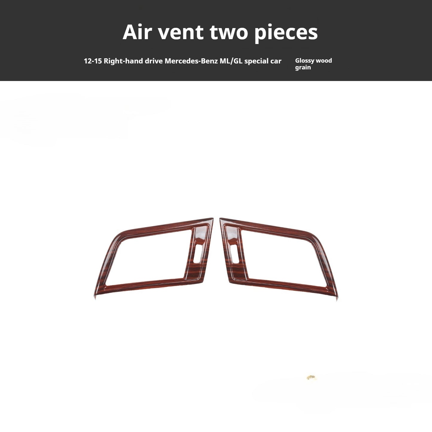 RHD 2012-2015 GL/ML300/350/400 Carbon Fiber Door Handle Interior Modification Kit
