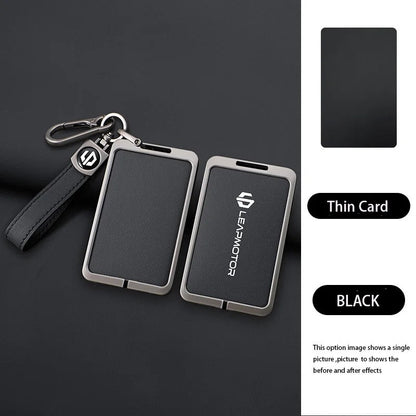 Zinc Alloy Leather Car NFC Card Remote Key Cover Case For Leapmotor - Leapmotor Accessories