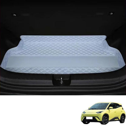 Leather Trunk Mat For BYD Dolphin Mini Seagull Car