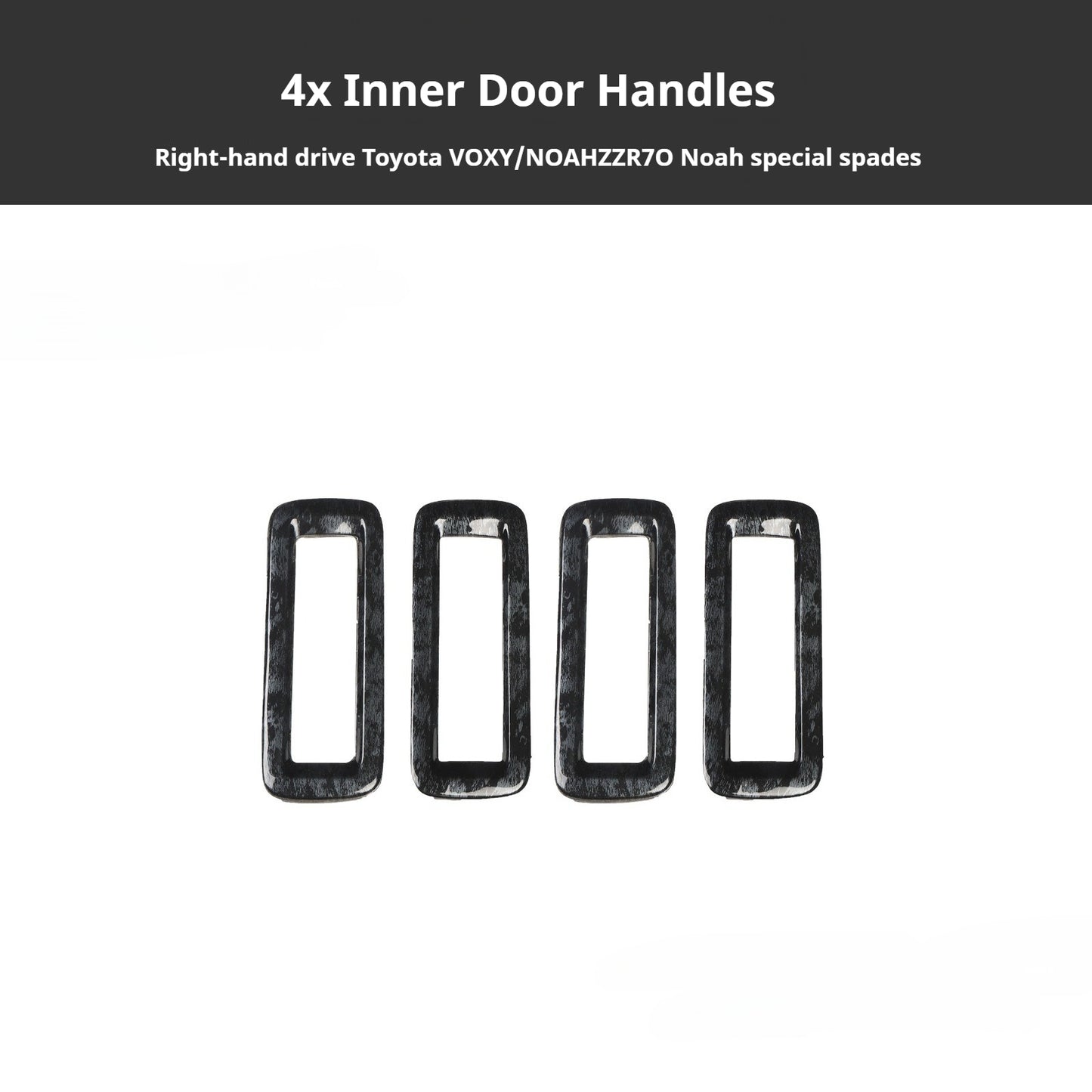 RHD VOXY/NOAH ZZR70 Carbon Fiber and Rosewood Dashboard Trim Kit