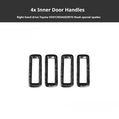 RHD VOXY/NOAH ZZR70 Carbon Fiber and Rosewood Dashboard Trim Kit