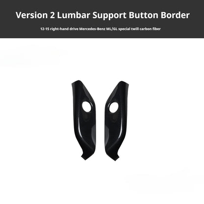 RHD 2012-2015 GL/ML300/350/400 Carbon Fiber Door Handle Interior Modification Kit