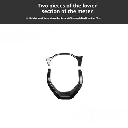 RHD 2012-2015 GL/ML300/350/400 Carbon Fiber Door Handle Interior Modification Kit