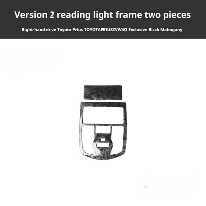 RHD 2012-2019 Prius ZVW40W-41 Walnut Carbon Fiber Interior Modification Kit