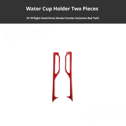 RHD 15-19 Honda City Carbon Fiber Gear Shift Lift Switch Trim